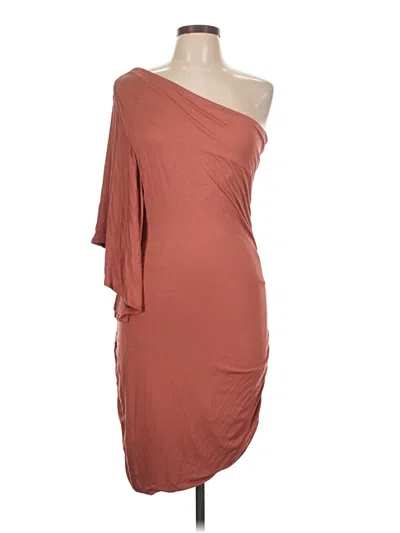 Pre-owned Lush Cocktail Dress In Brown