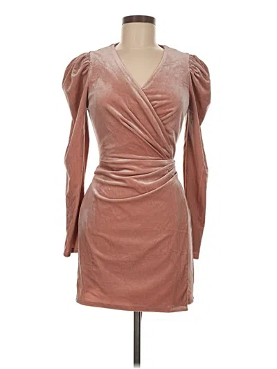 Pre-owned Lush Cocktail Dress In Brown