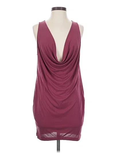 Pre-owned Lush Cocktail Dress In Burgundy