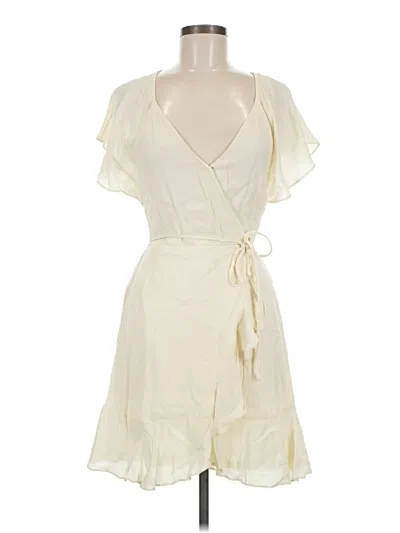 Pre-owned Lush Cocktail Dress In Ivory