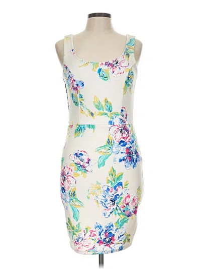 Pre-owned Lush Cocktail Dress In Ivory
