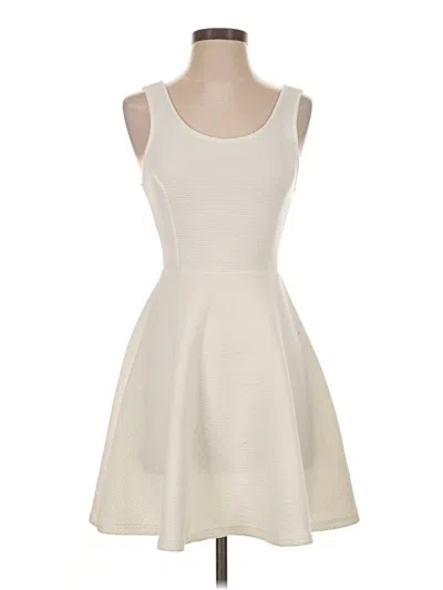 Pre-owned Lush Cocktail Dress In Ivory