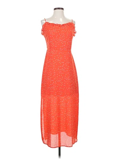 Pre-owned Lush Cocktail Dress In Orange
