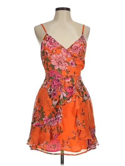 Pre-owned Lush Cocktail Dress In Orange