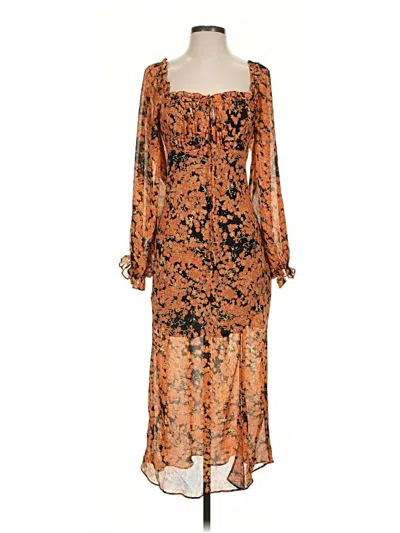 Pre-owned Lush Cocktail Dress In Orange
