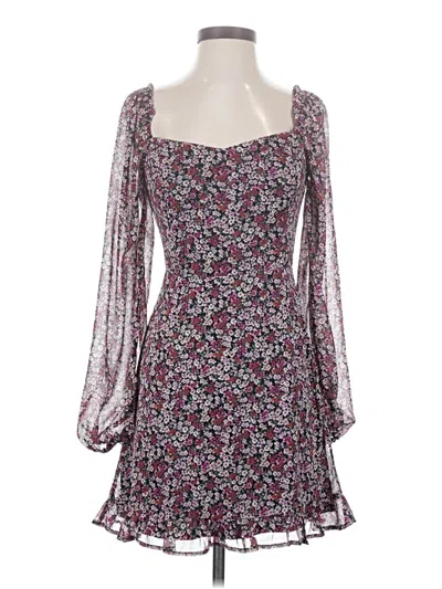 Pre-owned Lush Cocktail Dress In Purple