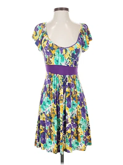 Pre-owned Lush Cocktail Dress In Purple