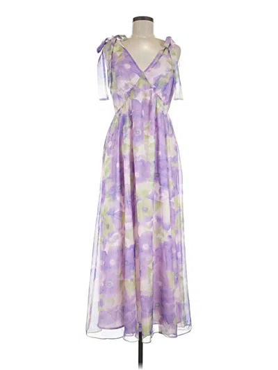 Pre-owned Lush Cocktail Dress In Purple