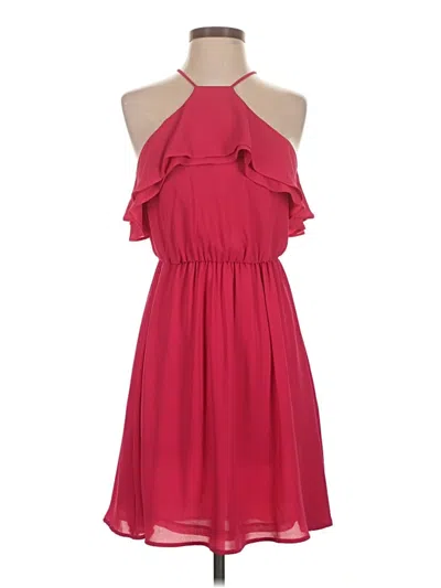 Lush Cocktail Dress In Red