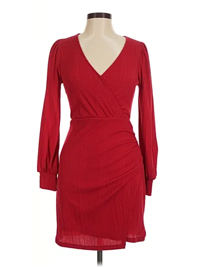 Pre-owned Lush Cocktail Dress In Red