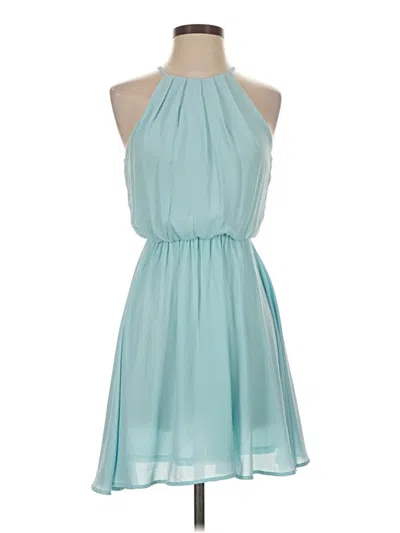 Pre-owned Lush Cocktail Dress In Teal