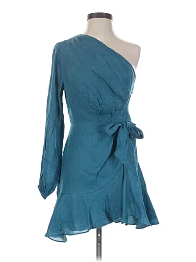 Lush Cocktail Dress In Blue