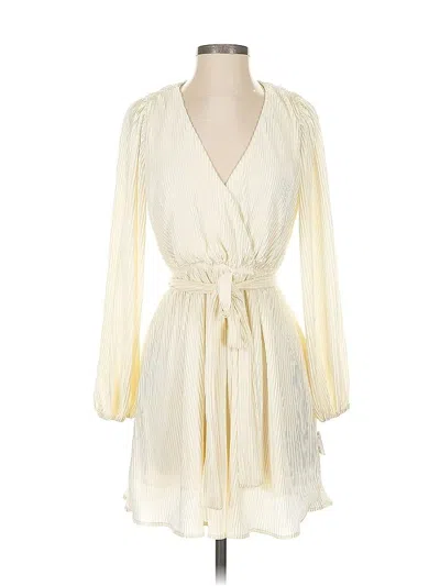 Pre-owned Lush Cocktail Dress In White