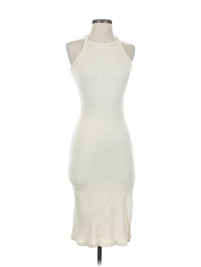 Pre-owned Lush Cocktail Dress In White