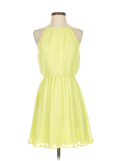 Pre-owned Lush Cocktail Dress In Yellow