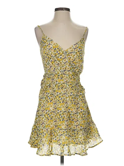Pre-owned Lush Cocktail Dress In Yellow