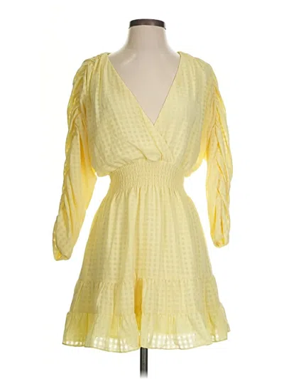 Pre-owned Lush Cocktail Dress In Yellow