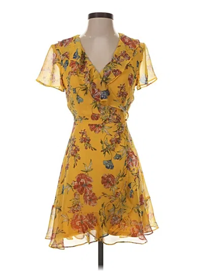 Pre-owned Lush Cocktail Dress In Yellow