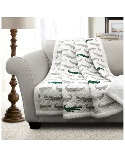 Lush Decor Alligator Throw