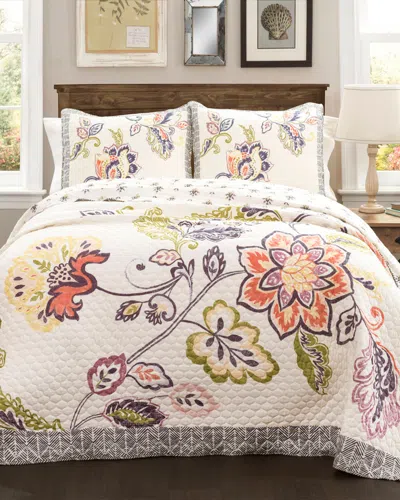 Lush Decor Aster 3pc Quilt Set