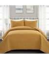 Lush Decor Ava Cotton Quilt Set In Neutral