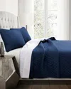 Lush Decor Ava Diamond Oversized Cotton Quilt 3pc Set