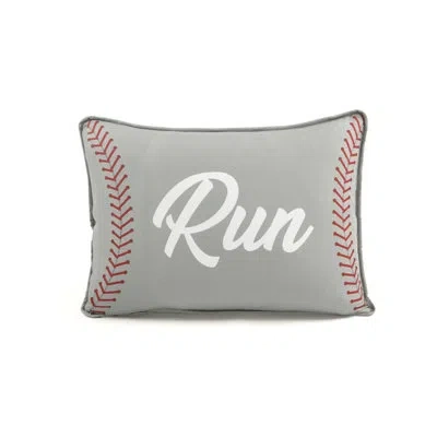 Lush Decor Baseball Game Reversible Quilt Set In Gray