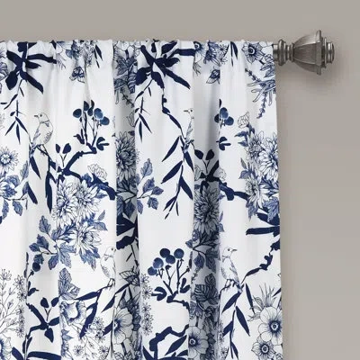 Lush Decor Botanical Garden Floral Room Darkening Rod Pocket Curtain Panels