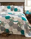 Lush Decor Briley 3pc Quilt Set In Multi