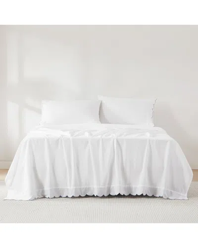 Lush Decor Lush Décor Coastal Chic Scalloped Edge Cotton Sheet Set