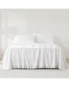 Lush Decor Lush Décor Coastal Chic Scalloped Edge Cotton Sheet Set In White