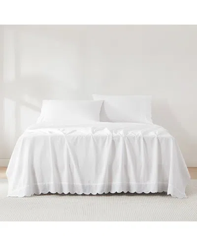 LUSH DECOR LUSH DÉCOR COASTAL CHIC SCALLOPED EDGE COTTON SHEET SET