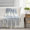Lush Decor Cotton Throw In Navy