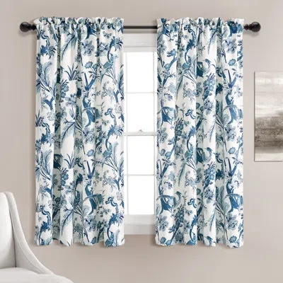 Lush Decor Dolores Floral Curtain Panels