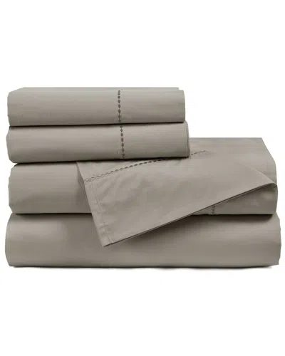 Lush Decor Fashion Aria Dots Cotton Sheet Set In Gray