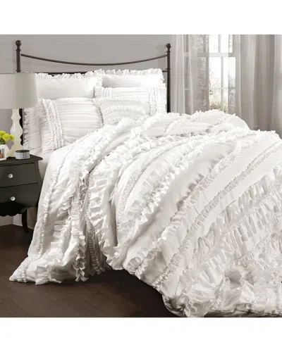 Lush Decor Fashion Belle Comforter In White