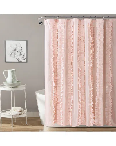 Lush Decor Fashion Belle Shower Curtain In Pink