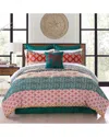 Lush Decor Fashions 7pc Bohemian Comforter Set In Turquoise