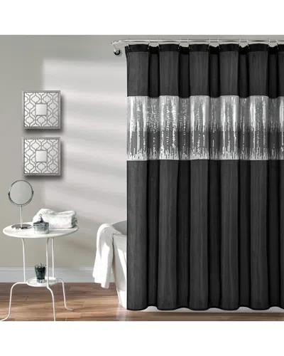 Lush Decor Fashion Night Sky Shower Curtain In Black