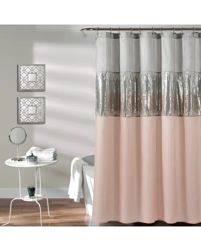 Lush Decor Fashion Night Sky Shower Curtain In Gray
