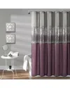 Lush Decor Fashion Night Sky Shower Curtain In Gray