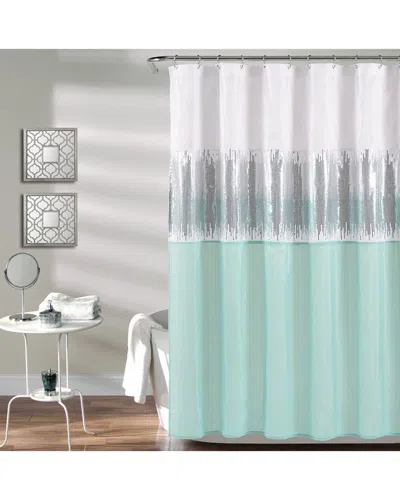 Lush Decor Fashion Night Sky Shower Curtain In White