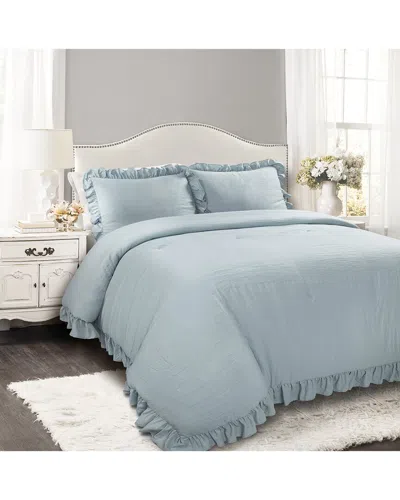 Lush Decor Fashion Reyna Comforter In Blue