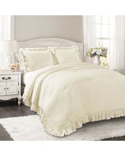 Lush Decor Fashion Reyna Comforter In White