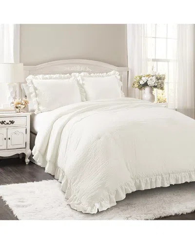 Lush Decor Fashion Reyna Comforter In White