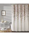 Lush Decor Fashion Weeping Flower Shower Curtain In Purple