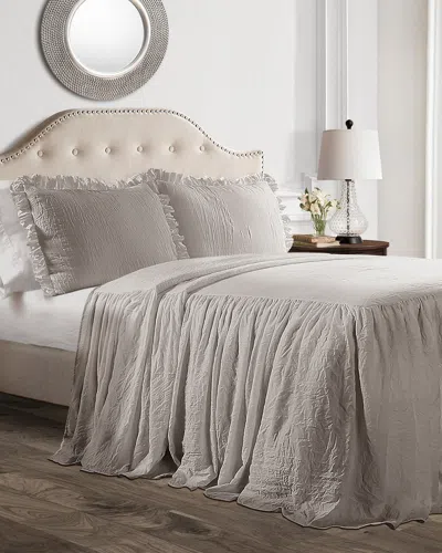 Lush Decor Fashions 2pc Ruffle Skirt Twin Bedspread Set