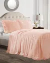 Lush Decor Ruffle Skirt Bedspread 3pc Set