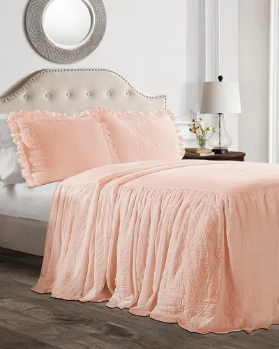 Lush Decor Ruffle Skirt Bedspread 3pc Set