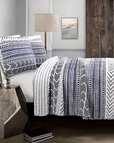 Lush Decor Fashions 3pc Hygge Geo Quilt Set